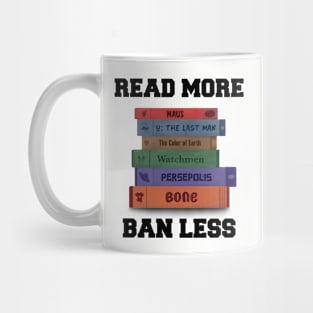 Read More, Ban Less (graphic novels version) Mug